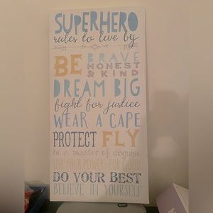 Little boy/kid room decor.